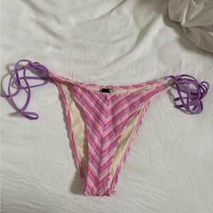 Triangl Swimwear Pink and Purple Bikini Bottoms